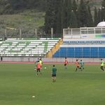 Προετοιμασία για τον αγώνα με τον Εργοτέλη