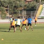 Προετοιμασία για τον αγώνα με τον ΠΑΣ